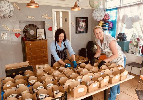All Things Nice Café and Surrey Caterers Deliver Food Boxes to NHS Staff