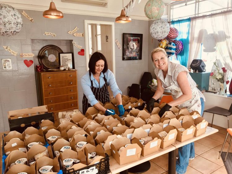 All Things Nice Café and Surrey Caterers Deliver Food Boxes to NHS Staff