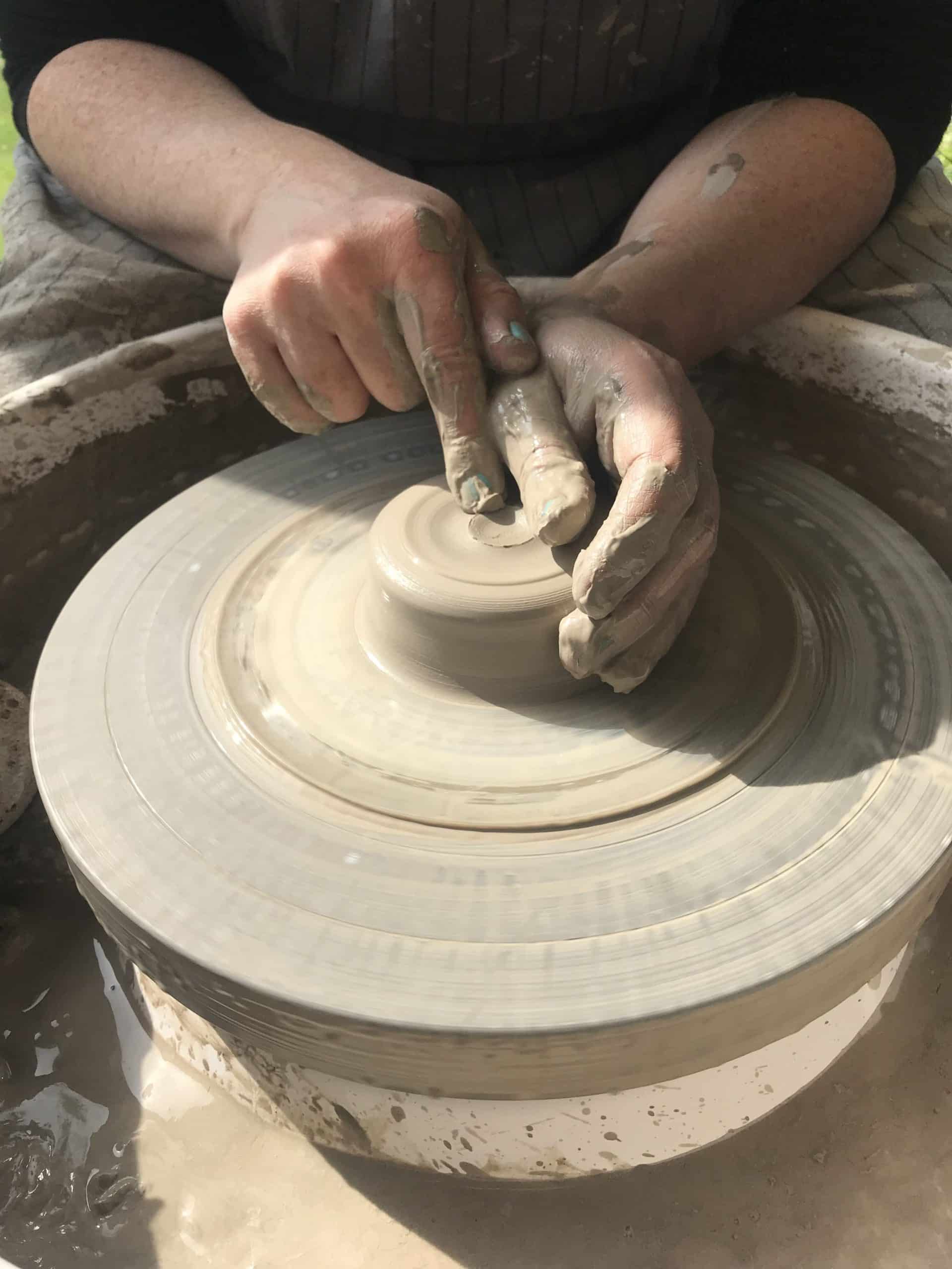 Andrea Mciver wheel throwing