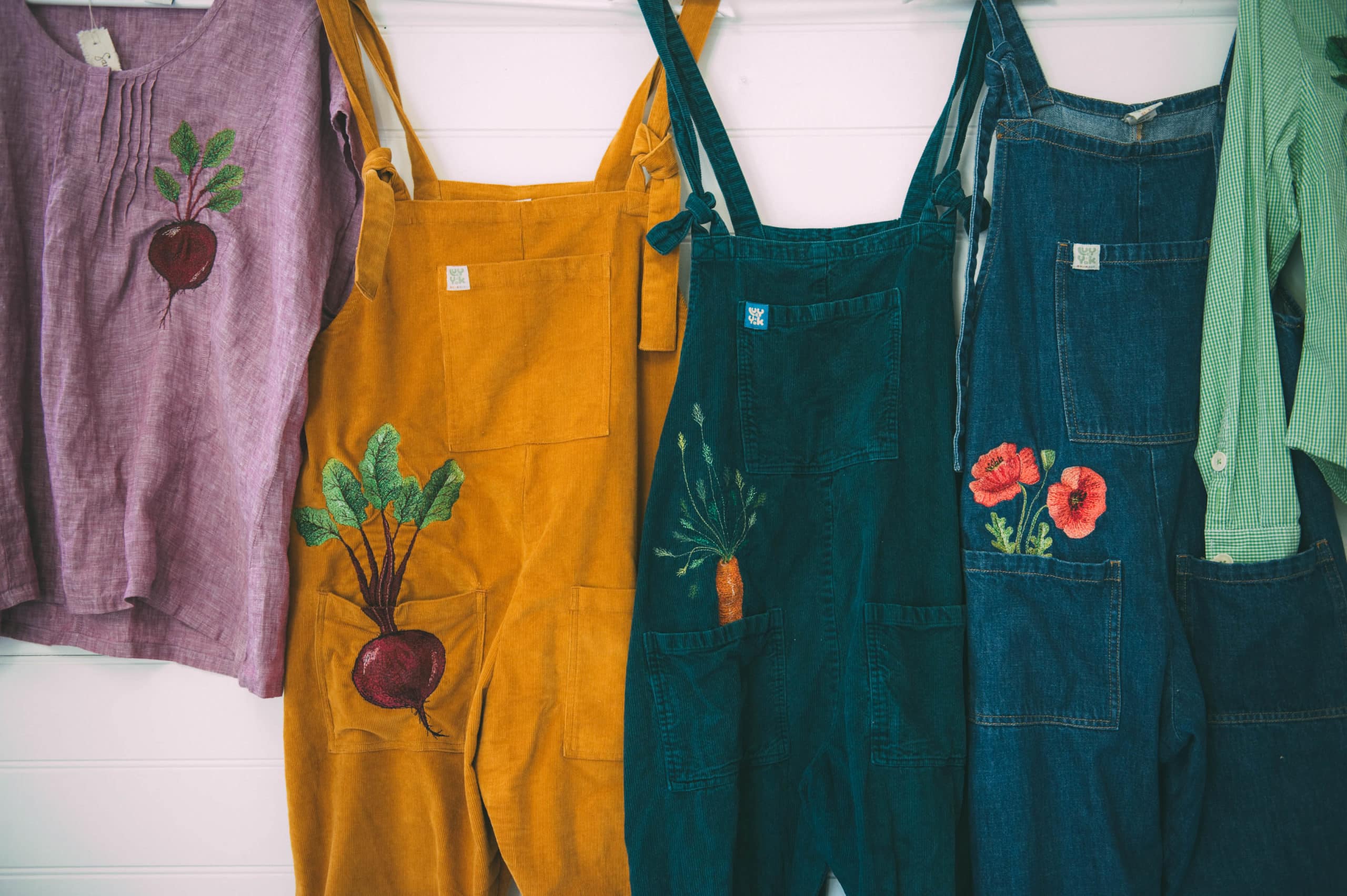 Sarah Chatterton's upcycled and embroidered textiles