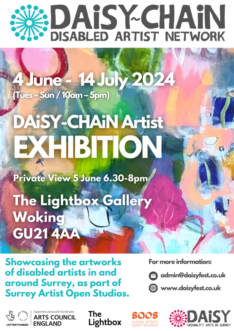 Surrey’s Disabled Artists showcase artwork at The Lightbox Gallery for Surrey Artist Open Studios