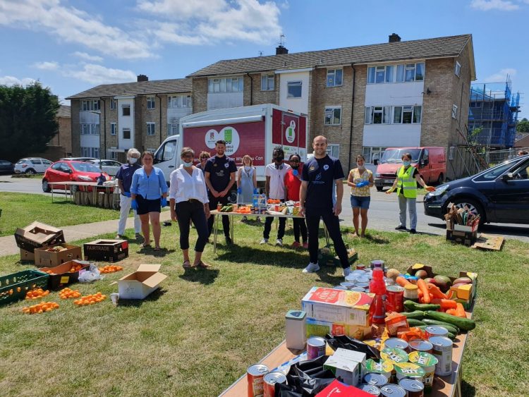 Mid Surrey Community Fridges volunteers at work