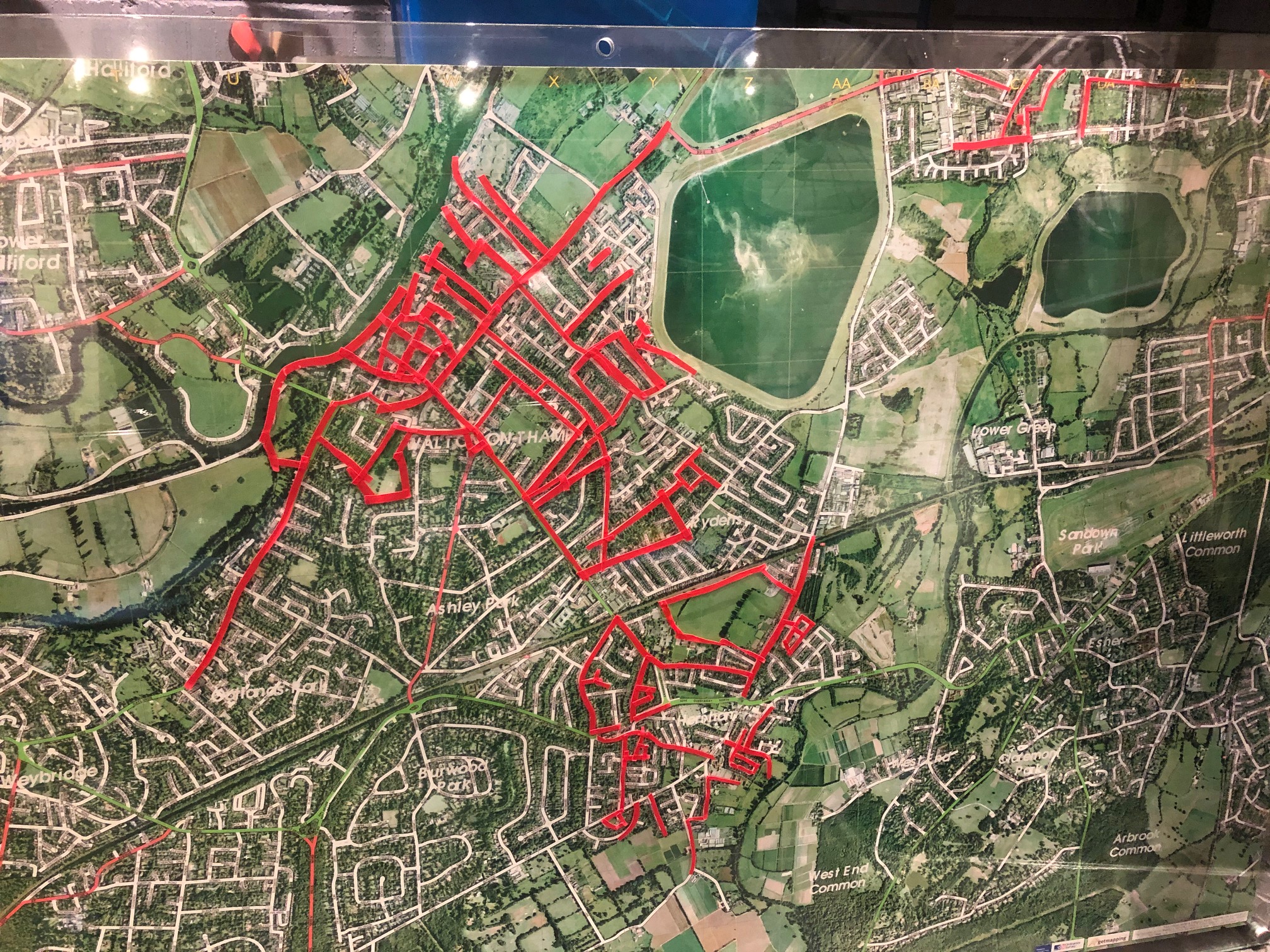 Spread the red map 