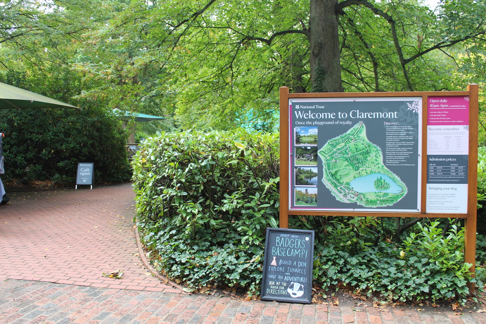 Claremont Landscape Garden Esher Surrey Entrance