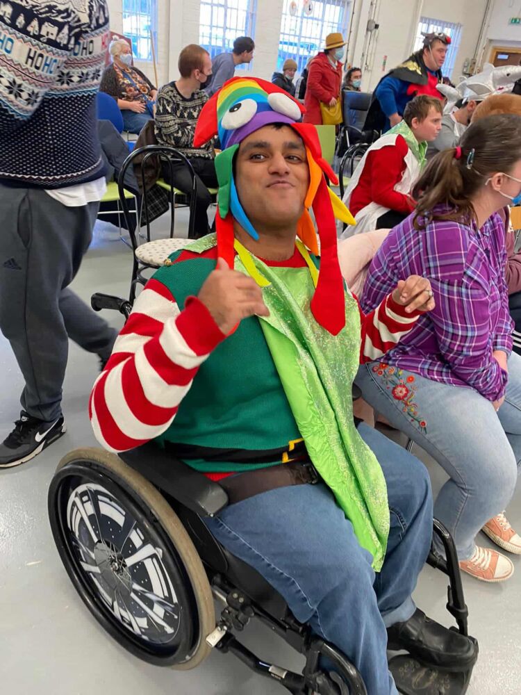 Surrey theatre charity spreads festive cheer to young disabled students in Farnham