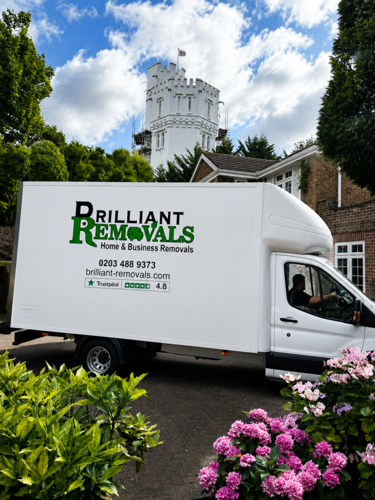 Brilliant Removals Surrey removal vehicle providing professional moving services