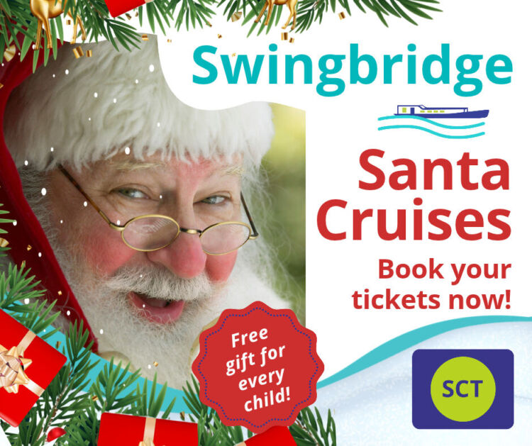Swingbridge Santa River Cruise in Guildford